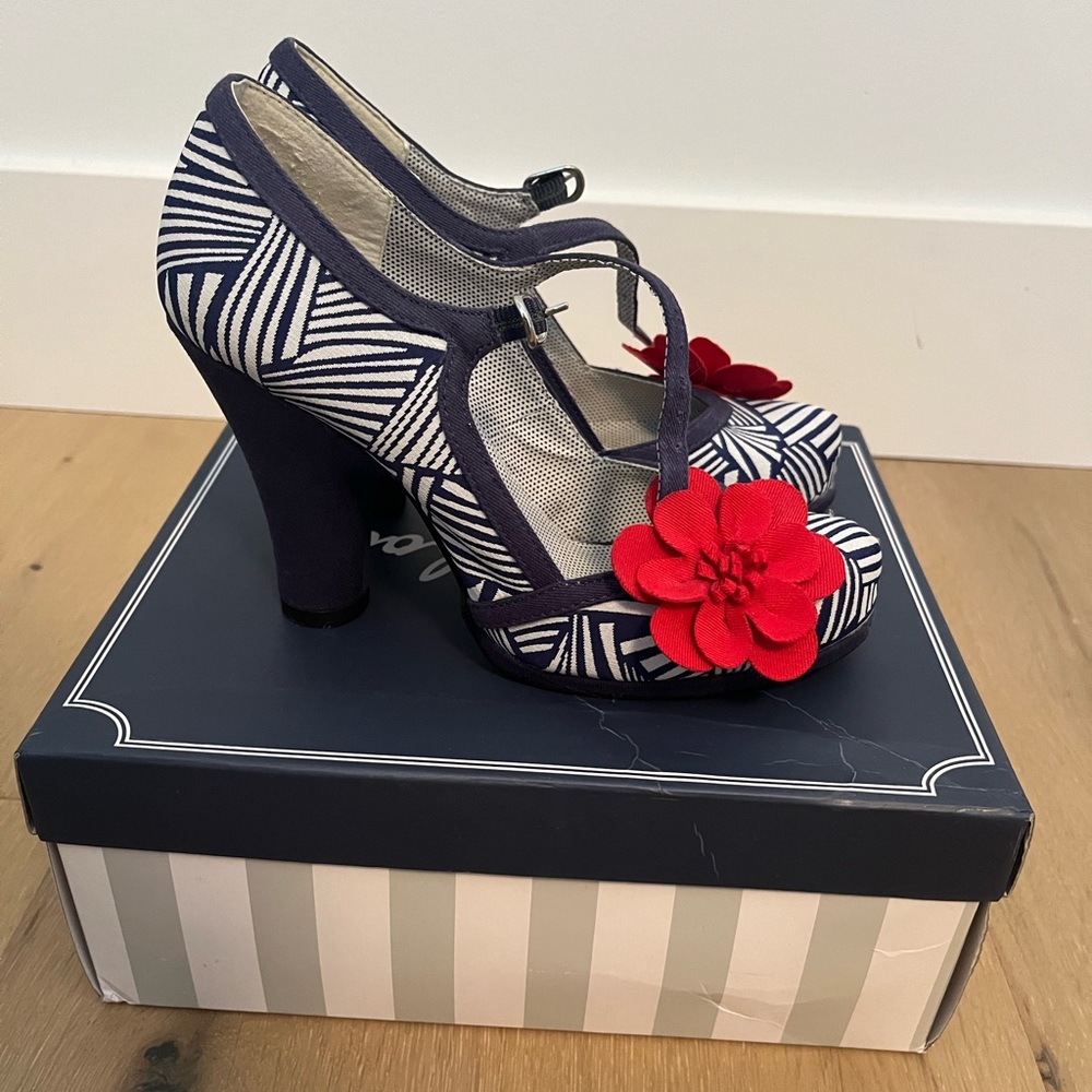 Ruby Shoo heels with box